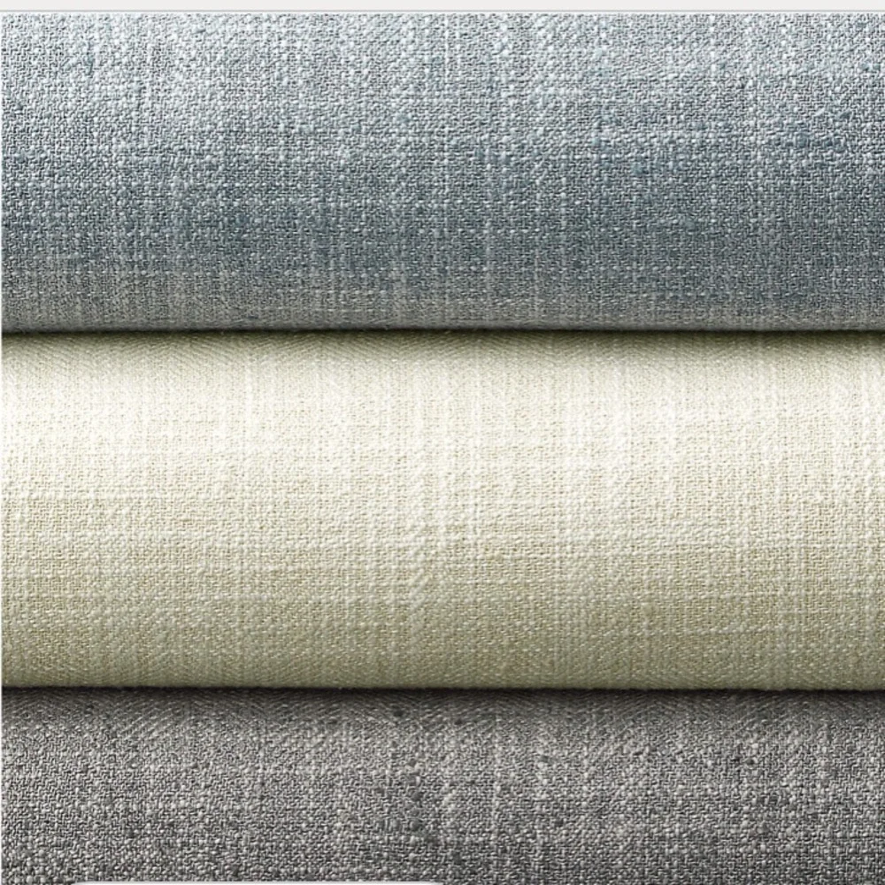 CRATE & BARREL ASHBERY TEXTURED LINED DRAPERY PANEL SET OF 2 - 52 x 108